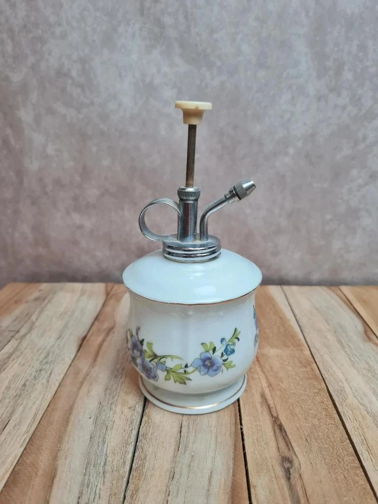 Oude porseleinen verstuiver met bloemendecor - vintage toiletartikel ♥️‍♥️ – photo 4